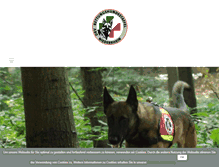 Tablet Screenshot of drv-rettungshundestaffel-niederrhein.com